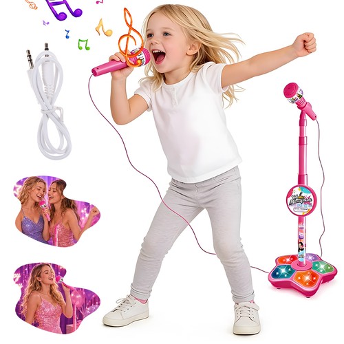 Kids karaoke microphone stand - karaoke,