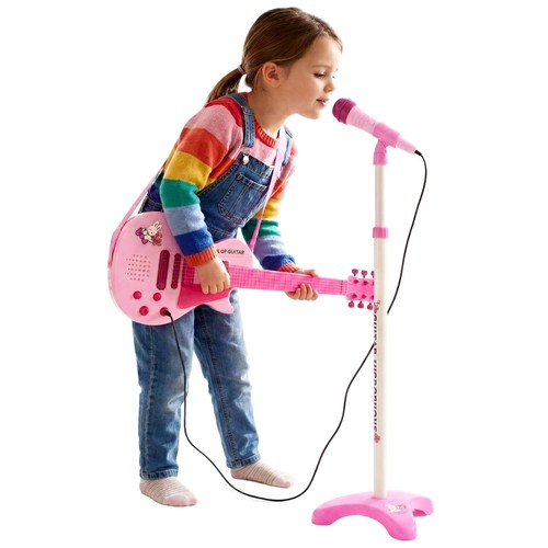 Kids pink electric guitar - pink, &