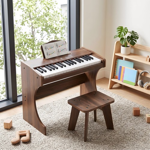 Wooden kids piano - wooden,
