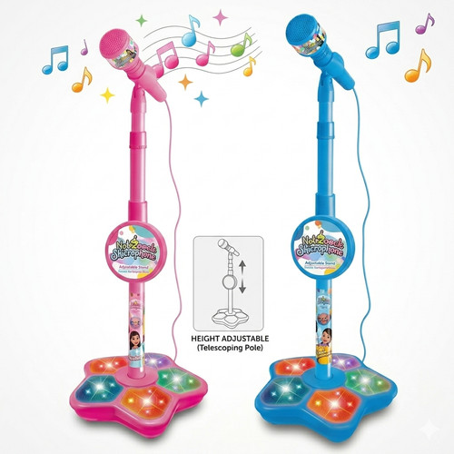 Kids singing microphone stand - kids,