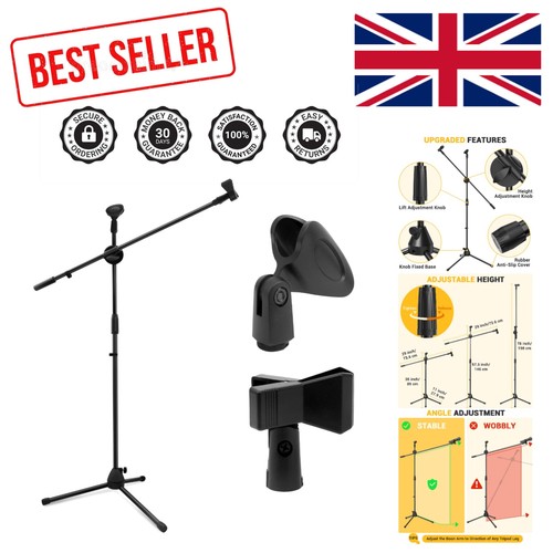 Adjustable boom microphone - adjustable,