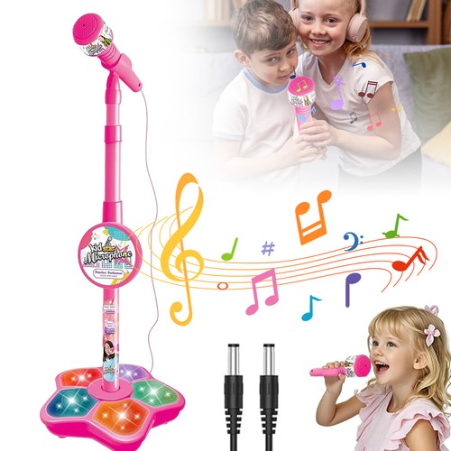 Kids star microphone - microphone, stand
